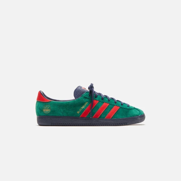 adidas blackburn spzl sneakers green and scarlet - KITH-SHOP