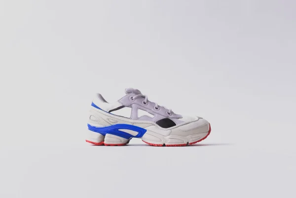 adidas by raf simons replicant ozweego white and blue sneakers - KITH-SHOP