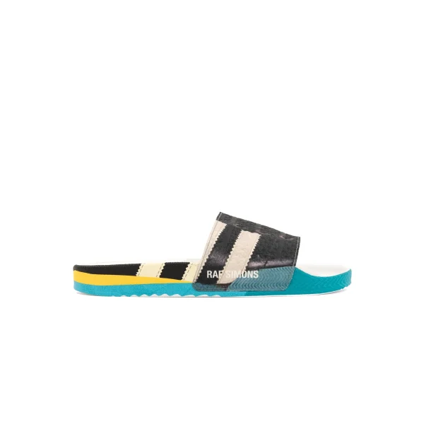 adidas by raf simons samba adilette slides white - KITH-SHOP