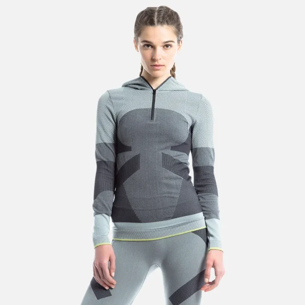 adidas by stella mccartney essential seamless black hoodie - KITH-SHOP