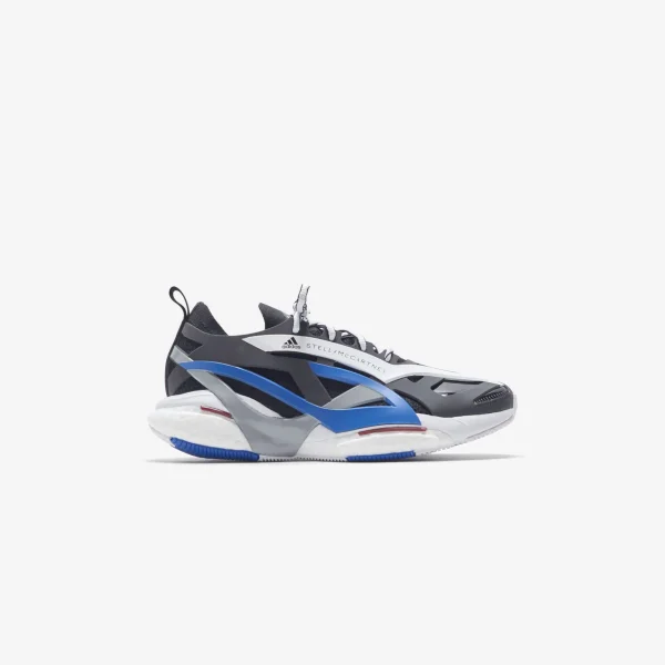 adidas by stella mccartney solarglide running shoes core black power blue cloud white - KITH-SHOP