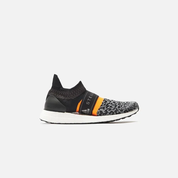 adidas by stella mccartney ultraboost 3d knit running shoes black silver - KITH-SHOP