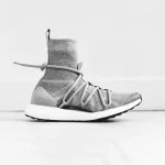 adidas by stella mccartney women s ultraboost x mid shoes stone white grey - KITH-SHOP