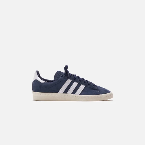 adidas campus 80s sneakers collegiate navy white off white - KITH-SHOP