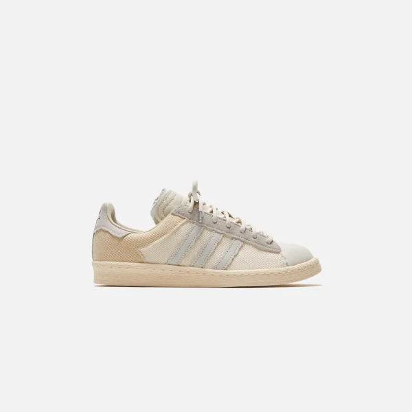 adidas campus x highsnobiety highart crystal white tin chalk white - KITH-SHOP