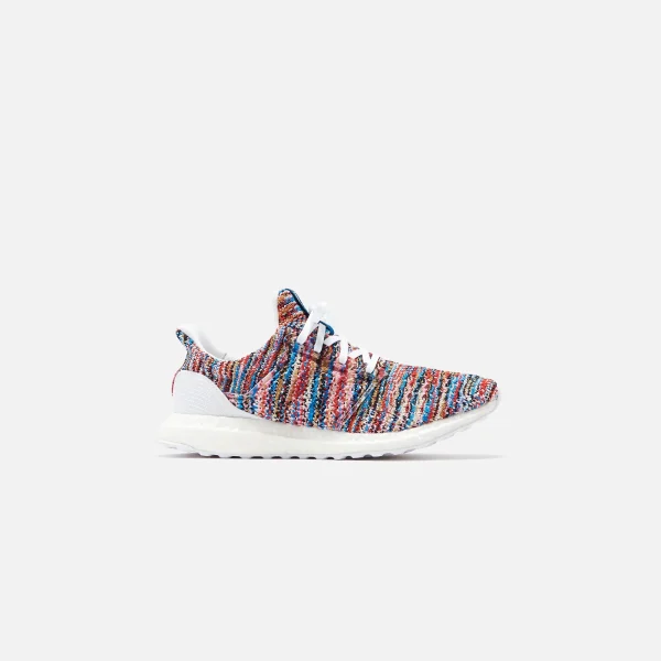 adidas consortium missoni ultraboost clima white with shock cyan details - KITH-SHOP