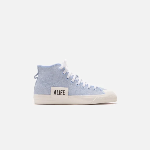 adidas consortium x alife nizza high sneakers clear sky off white - KITH-SHOP