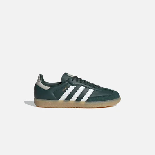 adidas gs samba og sneakers mineral green off white putty grey - KITH-SHOP