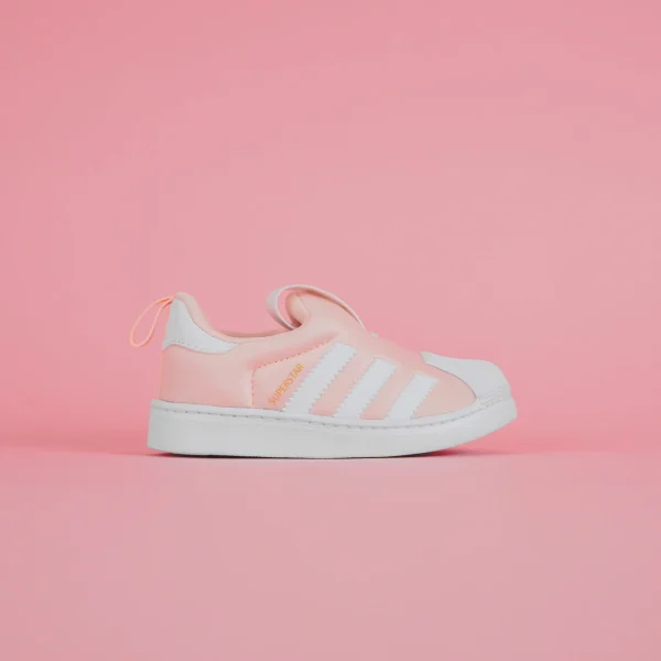 adidas infant superstar 360 sneakers clear orange and white - KITH-SHOP