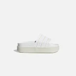 adidas originals adilette bonega slides in footwear white and off white - KITH-SHOP