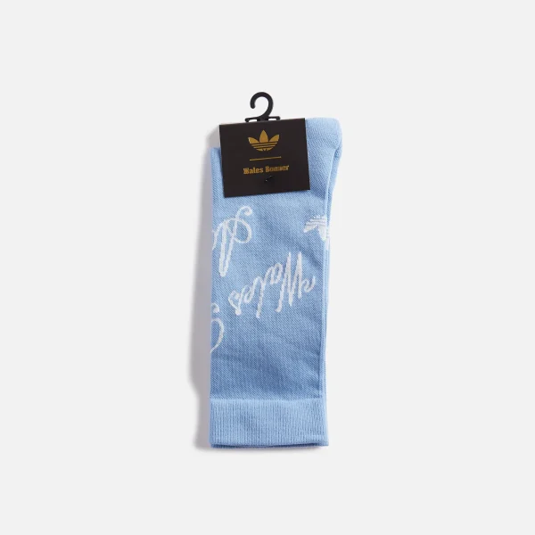 adidas originals by wales bonner sky blue socks - KITH-SHOP