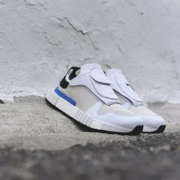 adidas originals future pacer sneakers silver blue white - KITH-SHOP