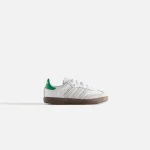 adidas originals kith kids classics td samba shoes white and fairway green - KITH-SHOP