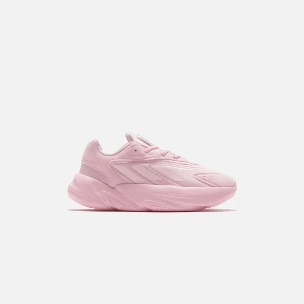 adidas ozelia el c shoes in clear pink and core black - KITH-SHOP