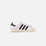 adidas superstar laceless sneakers in white and black - KITH-SHOP