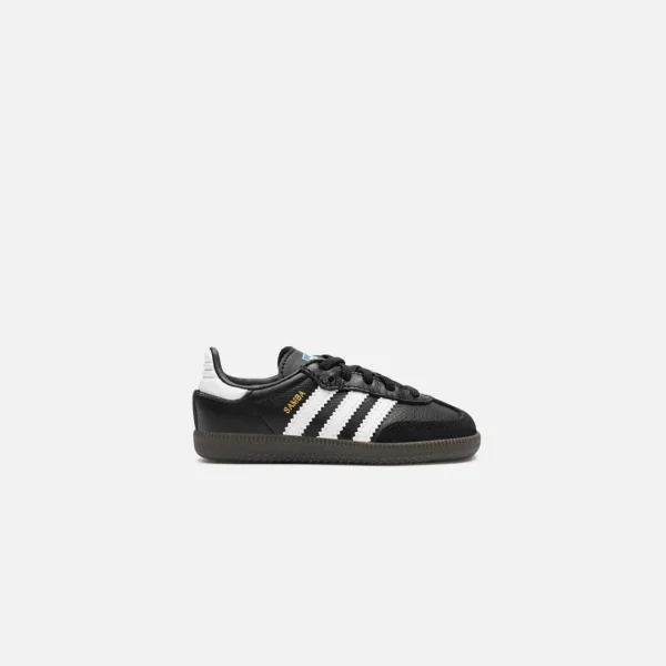 adidas toddler samba og sneakers core black white gum - KITH-SHOP