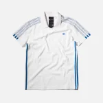 adidas x alexander wang white velour polo shirt - KITH-SHOP