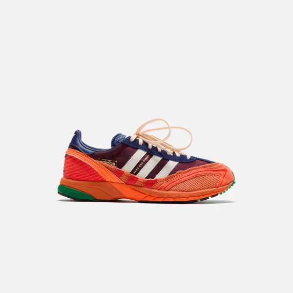 adidas x bad bunny adizero sl 72 sneakers maroon chalk white semi solar red - KITH-SHOP