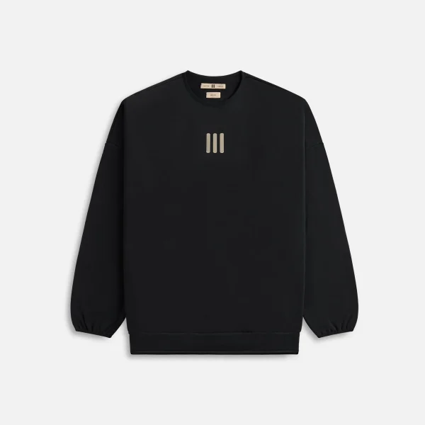 adidas x fear of god athletics oatmeal cotton fleece crewneck sweatshirt - KITH-SHOP