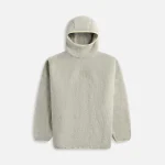 adidas x fear of god athletics polar fleece hiking hoodie black - KITH-SHOP