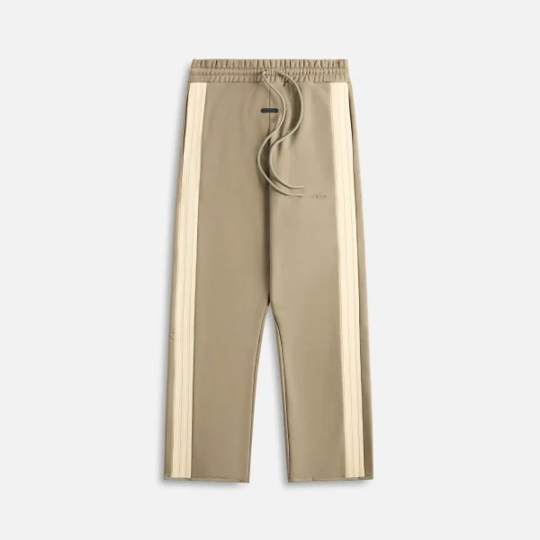 adidas x fear of god athletics relaxed fit cotton fleece pants clay - KITH-SHOP