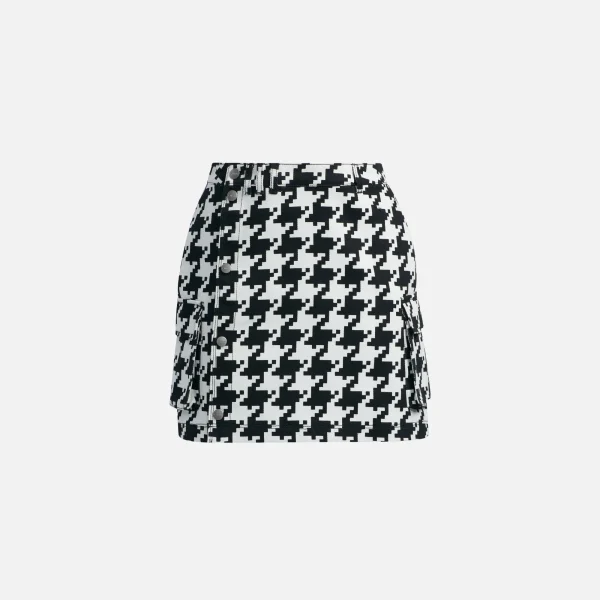 adidas x ivy park 3 stripe skirt cool grey black - KITH-SHOP