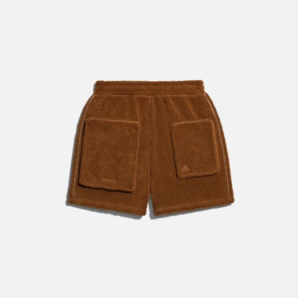 adidas x ivy park brown teddy cargo shorts - KITH-SHOP