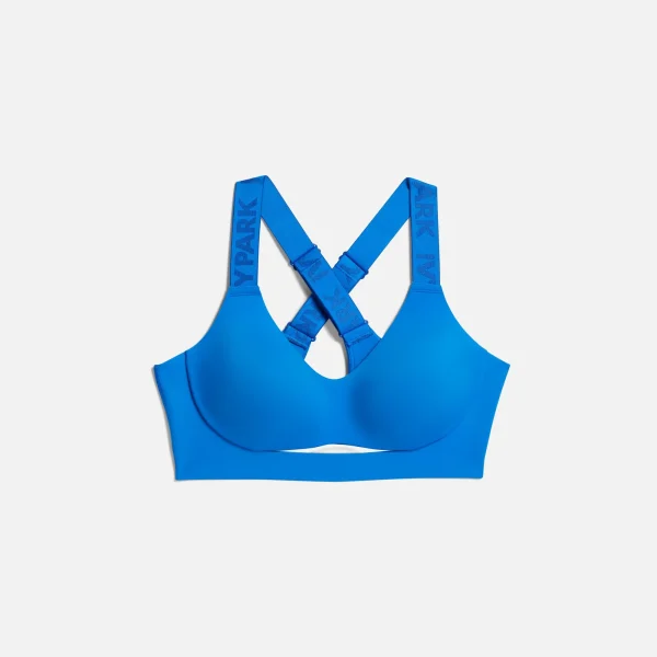 adidas x ivy park cut out sports bra in glory blue - KITH-SHOP