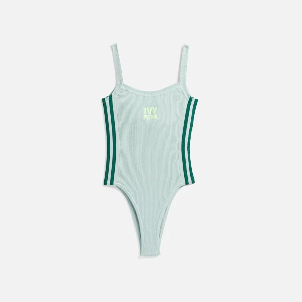 adidas x ivy park green tint knit tank bodysuit - KITH-SHOP