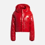 adidas x ivy park red puffer jacket - KITH-SHOP