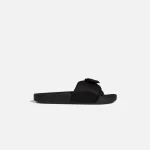 adidas x pharrell williams boost slide in core black - KITH-SHOP