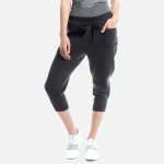 adidas x stella mccartney black studio 3 4 length sweatpants - KITH-SHOP