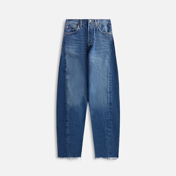 agolde luna split pieced denim jeans - KITH-SHOP