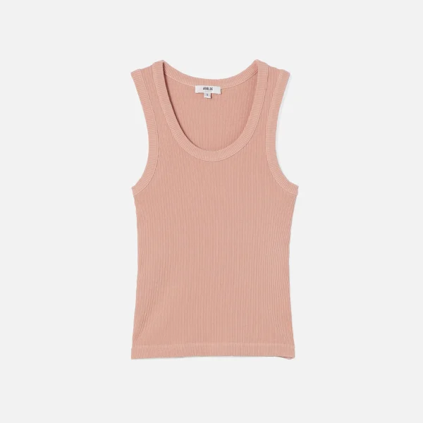 agolde pink salt poppy tank top - KITH-SHOP