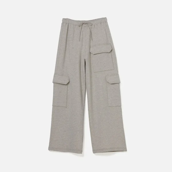 agolde ramsey wide leg grey sweatpants - KITH-SHOP