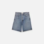 agolde risha denim shorts high waisted - KITH-SHOP