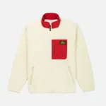 aim leon dore cream full zip polar fleece jacket - KITH-SHOP