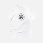 aim leon dore crest design white graphic tee - KITH-SHOP