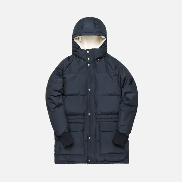 aim leon dore hooded down jacket midnight navy - KITH-SHOP