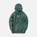 aim leon dore kanga logo hoodie bottle green - KITH-SHOP