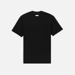 aim leon dore logo tee in jet black - KITH-SHOP