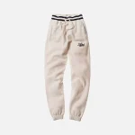 aim leon dore reverse fleece pants natural midnight - KITH-SHOP