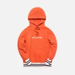 aim leon dore rust reverse fleece hoodie - KITH-SHOP