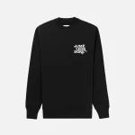 aim leon dore vintage 70s graphic crewneck sweatshirt black - KITH-SHOP