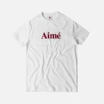 aim leon dore white logo t shirt - KITH-SHOP