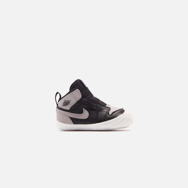 air jordan 1 crib shoes black neutral gray white - KITH-SHOP