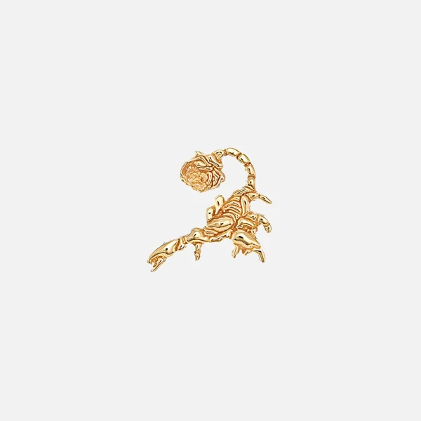 alan crocetti gold single stud earring - KITH-SHOP