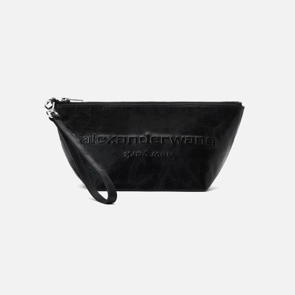 alexander wang black punch wristlet - KITH-SHOP