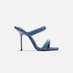 alexander wang julie tubular sandal in deep blue denim - KITH-SHOP