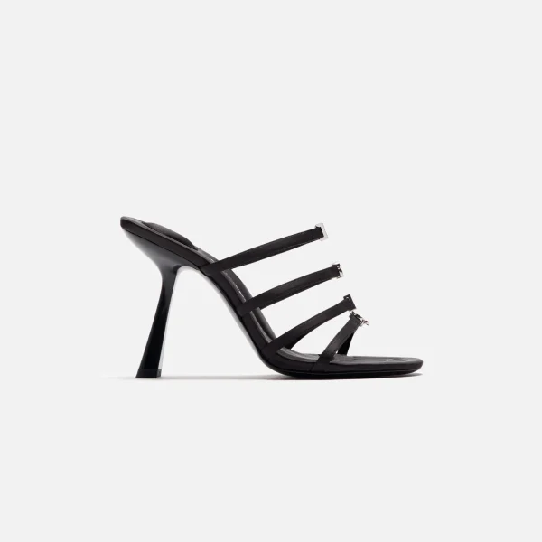 alexander wang nala 105 black logo sandal - KITH-SHOP